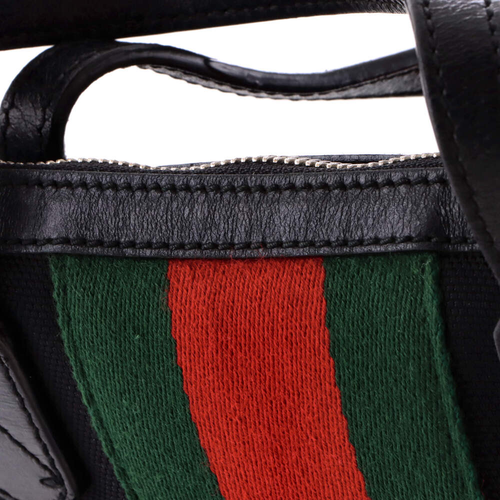 Gucci Web Zip Tote Techno Canvas Medium #247843G13B - Picture 6 of 8